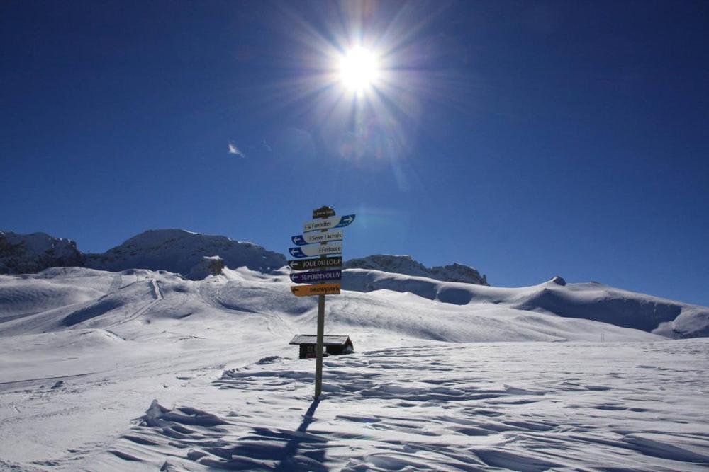 Au Pied Des Pistes Appart 4 Ou 5 Pers Superdevoluy Bagian luar foto