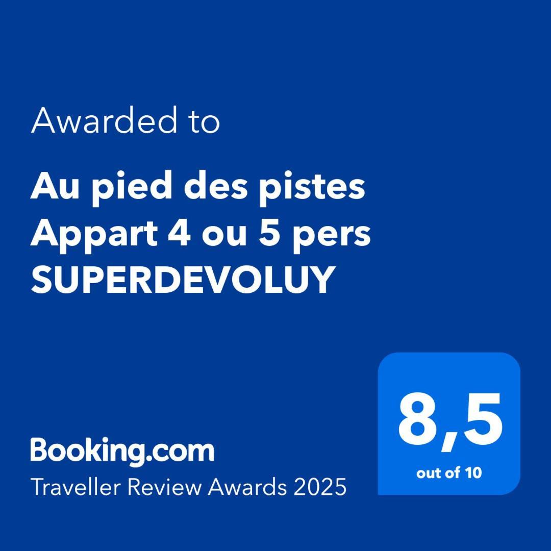 Au Pied Des Pistes Appart 4 Ou 5 Pers Superdevoluy Bagian luar foto